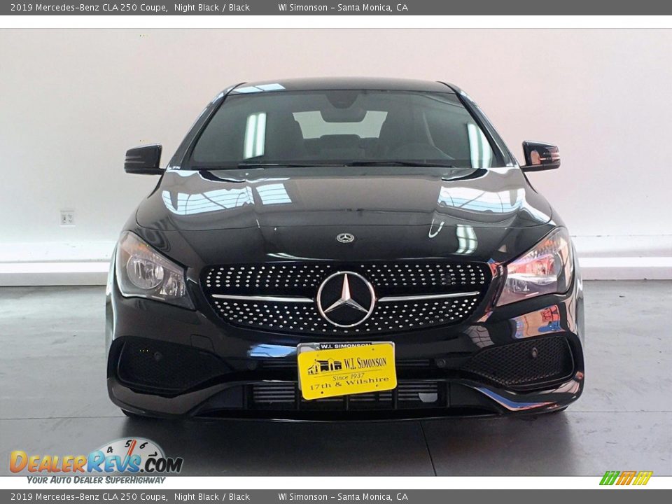 2019 Mercedes-Benz CLA 250 Coupe Night Black / Black Photo #2