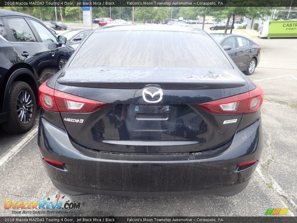 2018 Mazda MAZDA3 Touring 4 Door Jet Black Mica / Black Photo #3