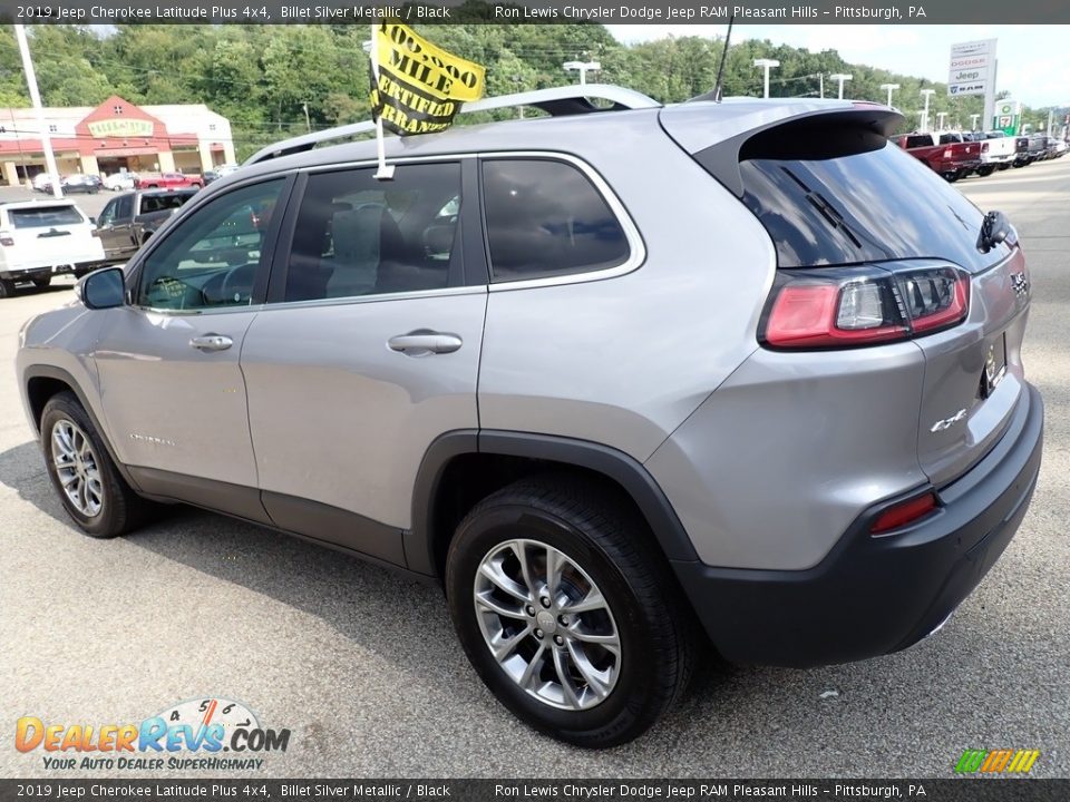 2019 Jeep Cherokee Latitude Plus 4x4 Billet Silver Metallic / Black Photo #3