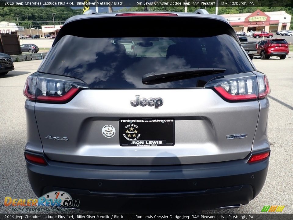 2019 Jeep Cherokee Latitude Plus 4x4 Billet Silver Metallic / Black Photo #4