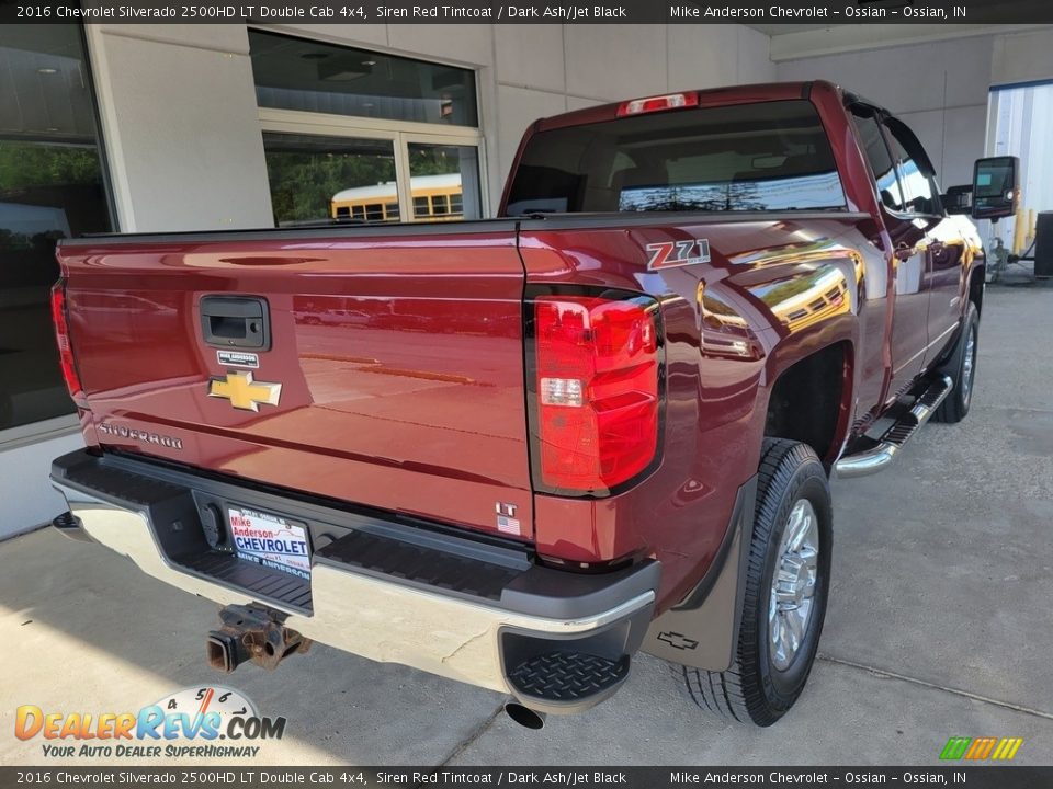 2016 Chevrolet Silverado 2500HD LT Double Cab 4x4 Siren Red Tintcoat / Dark Ash/Jet Black Photo #4