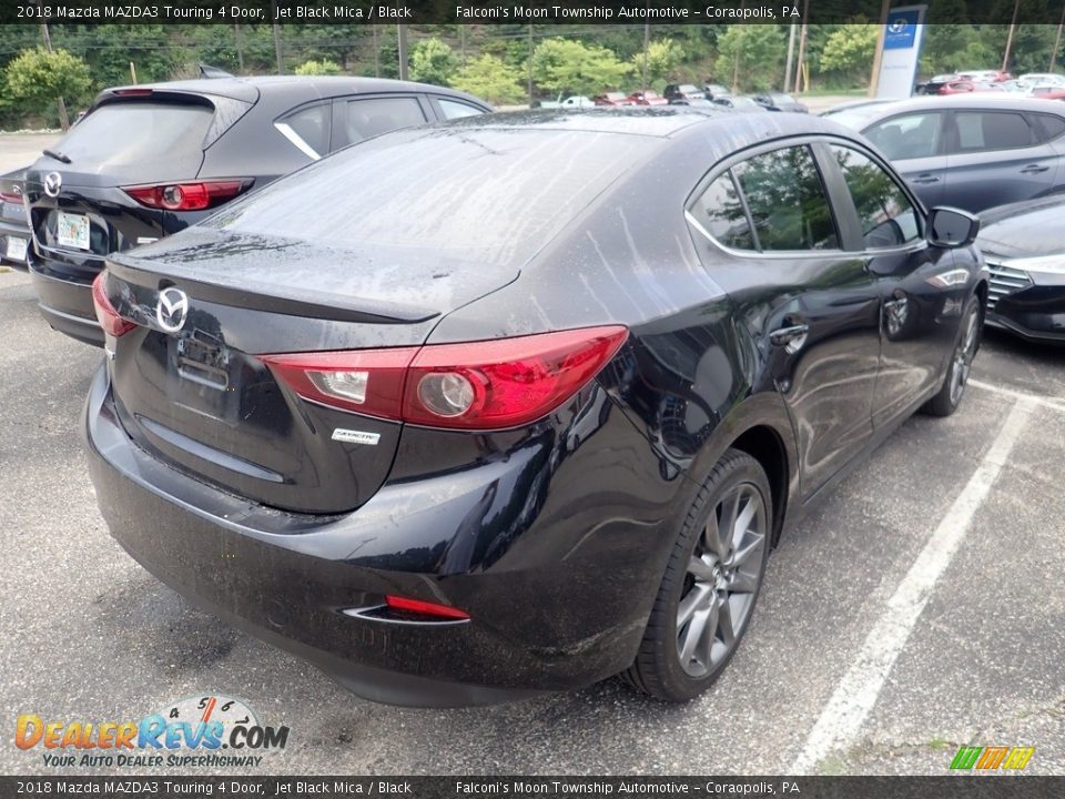 2018 Mazda MAZDA3 Touring 4 Door Jet Black Mica / Black Photo #4