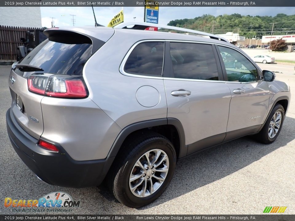 2019 Jeep Cherokee Latitude Plus 4x4 Billet Silver Metallic / Black Photo #6