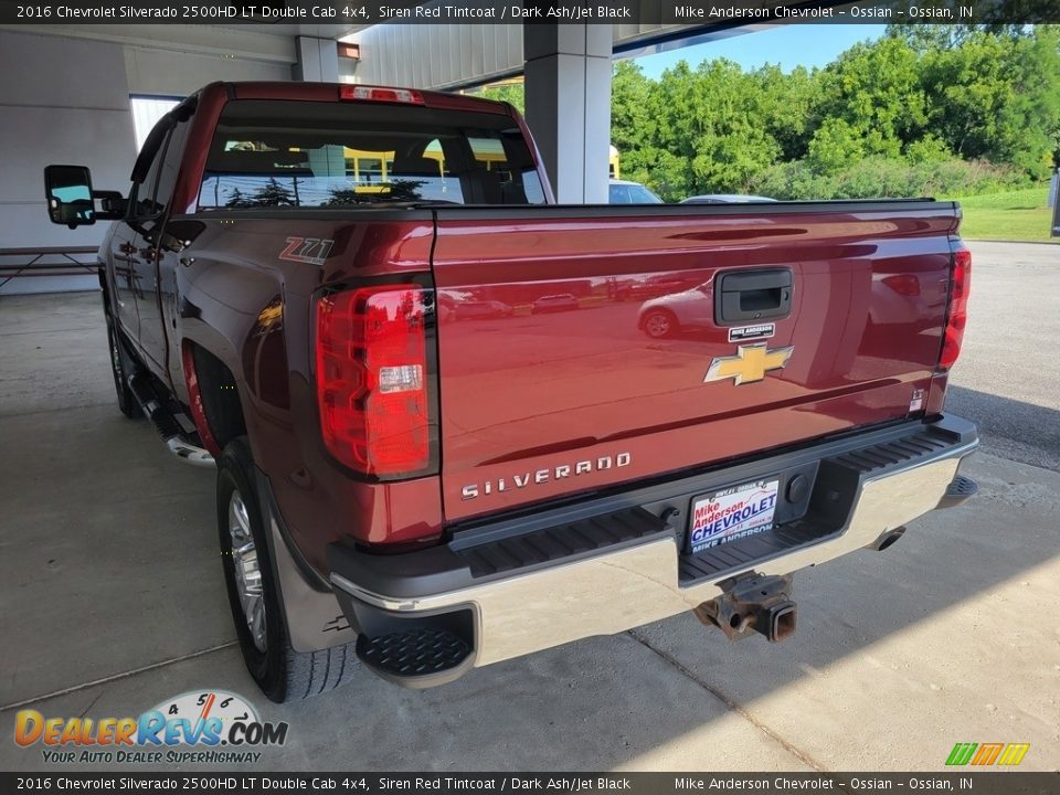 2016 Chevrolet Silverado 2500HD LT Double Cab 4x4 Siren Red Tintcoat / Dark Ash/Jet Black Photo #7