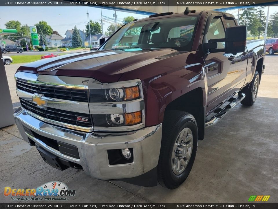 2016 Chevrolet Silverado 2500HD LT Double Cab 4x4 Siren Red Tintcoat / Dark Ash/Jet Black Photo #8