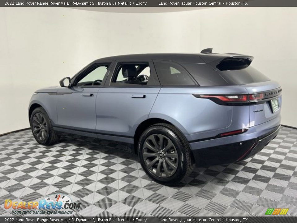 2022 Land Rover Range Rover Velar R-Dynamic S Byron Blue Metallic / Ebony Photo #10