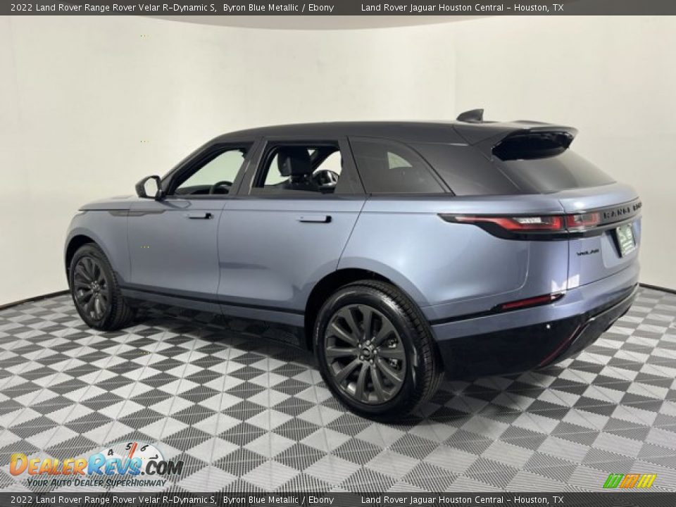 2022 Land Rover Range Rover Velar R-Dynamic S Byron Blue Metallic / Ebony Photo #10