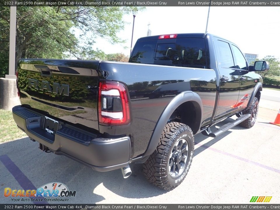 2022 Ram 2500 Power Wagon Crew Cab 4x4 Diamond Black Crystal Pearl / Black/Diesel Gray Photo #5