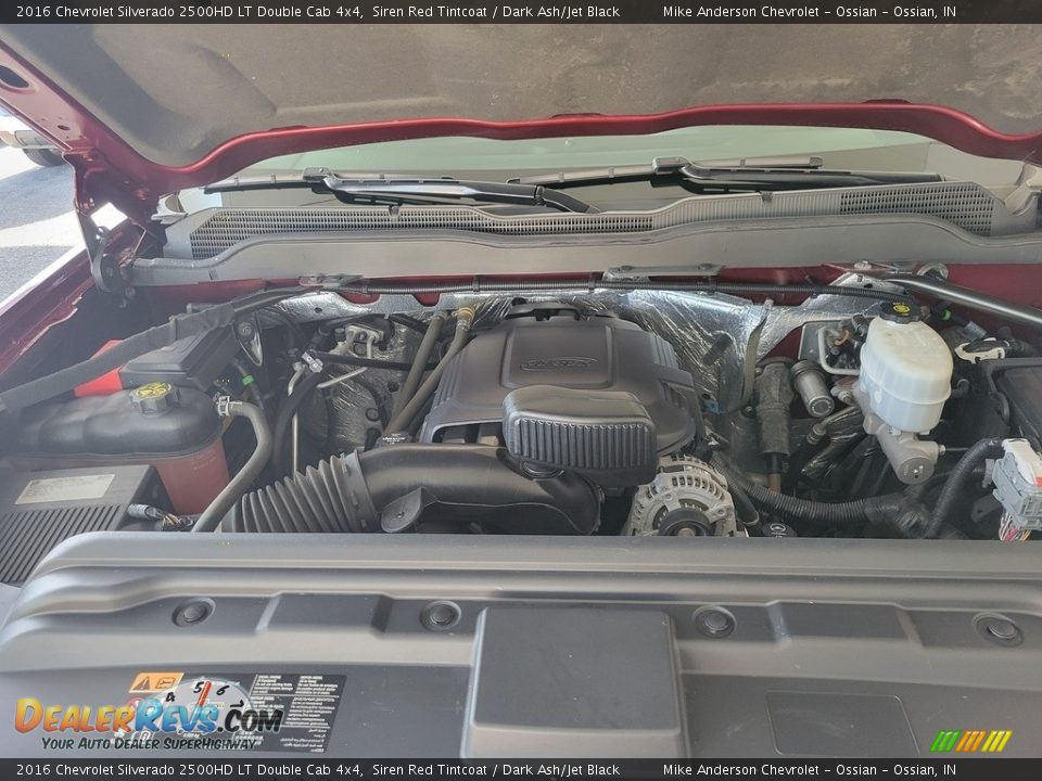 2016 Chevrolet Silverado 2500HD LT Double Cab 4x4 6.0 Liter OHV 16-Valve VVT Vortec V8 Engine Photo #10