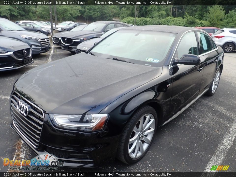 2014 Audi A4 2.0T quattro Sedan Brilliant Black / Black Photo #1