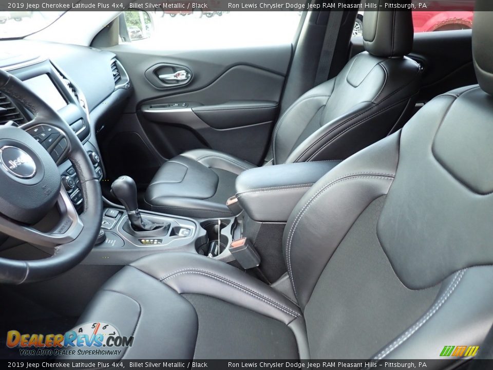 2019 Jeep Cherokee Latitude Plus 4x4 Billet Silver Metallic / Black Photo #11