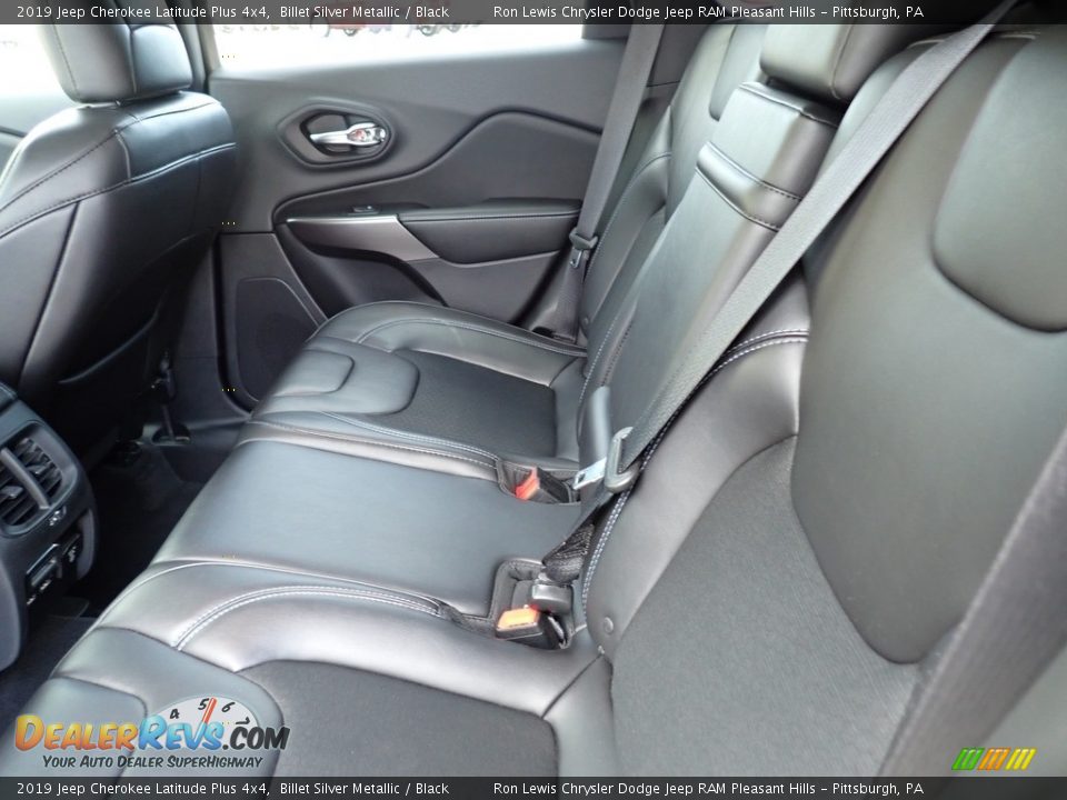 2019 Jeep Cherokee Latitude Plus 4x4 Billet Silver Metallic / Black Photo #12
