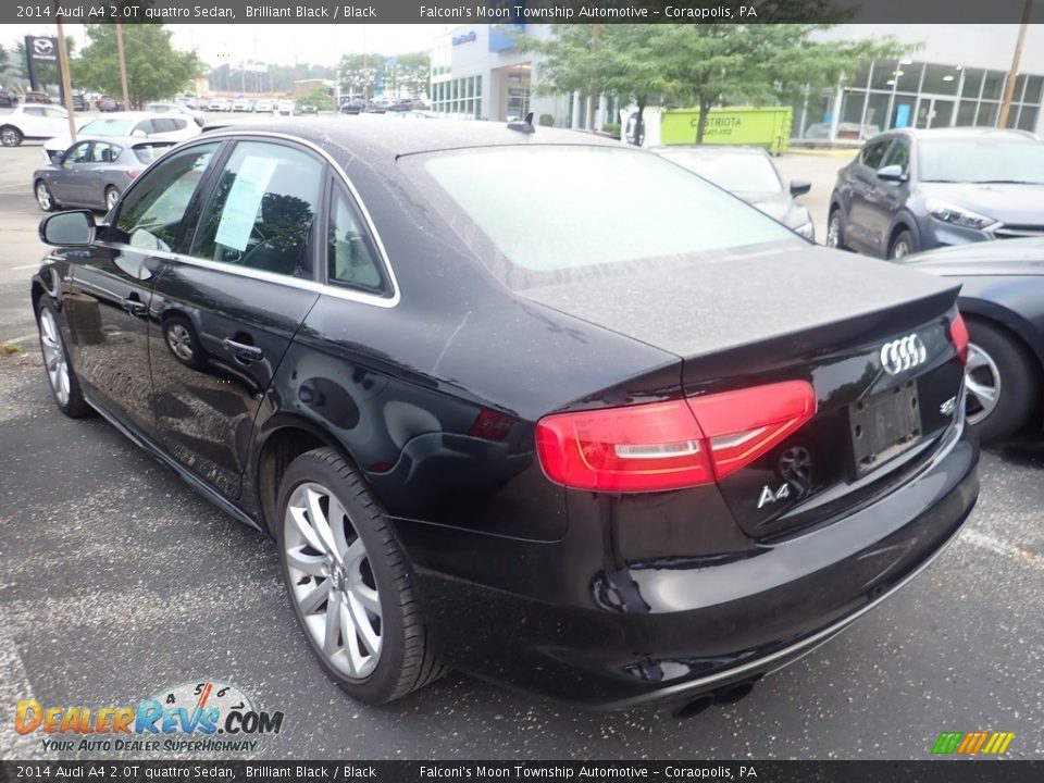 2014 Audi A4 2.0T quattro Sedan Brilliant Black / Black Photo #2