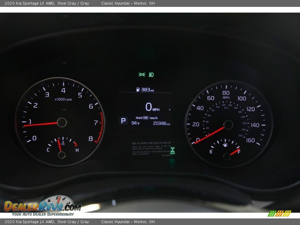 2020 Kia Sportage LX AWD Steel Gray / Gray Photo #8