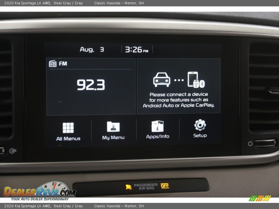 2020 Kia Sportage LX AWD Steel Gray / Gray Photo #10