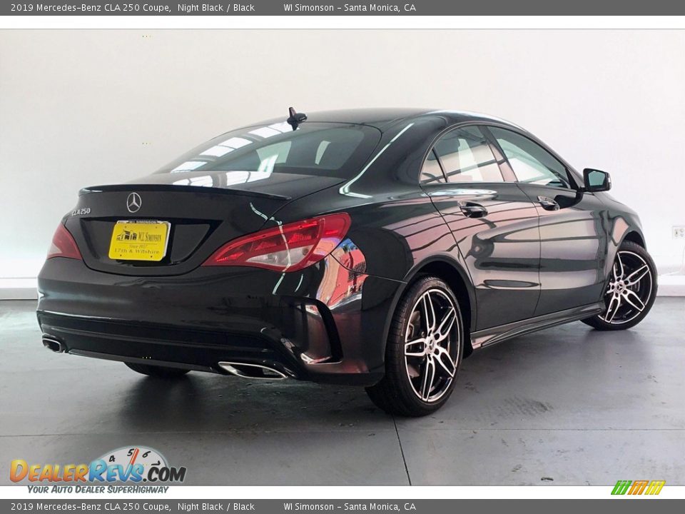 2019 Mercedes-Benz CLA 250 Coupe Night Black / Black Photo #16