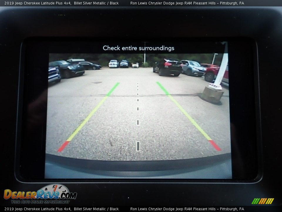 2019 Jeep Cherokee Latitude Plus 4x4 Billet Silver Metallic / Black Photo #18