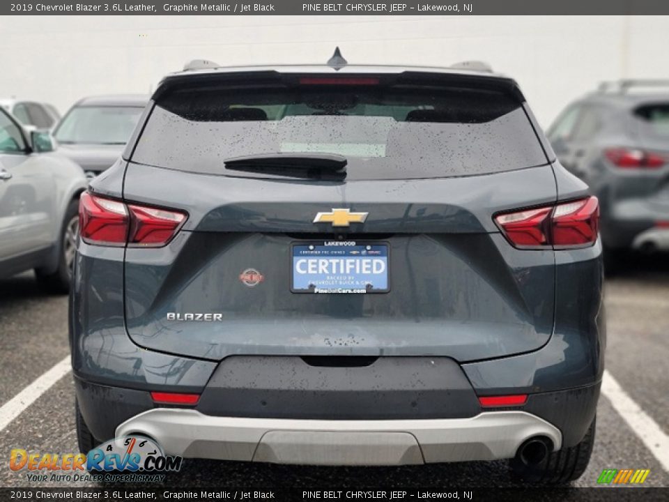 2019 Chevrolet Blazer 3.6L Leather Graphite Metallic / Jet Black Photo #6