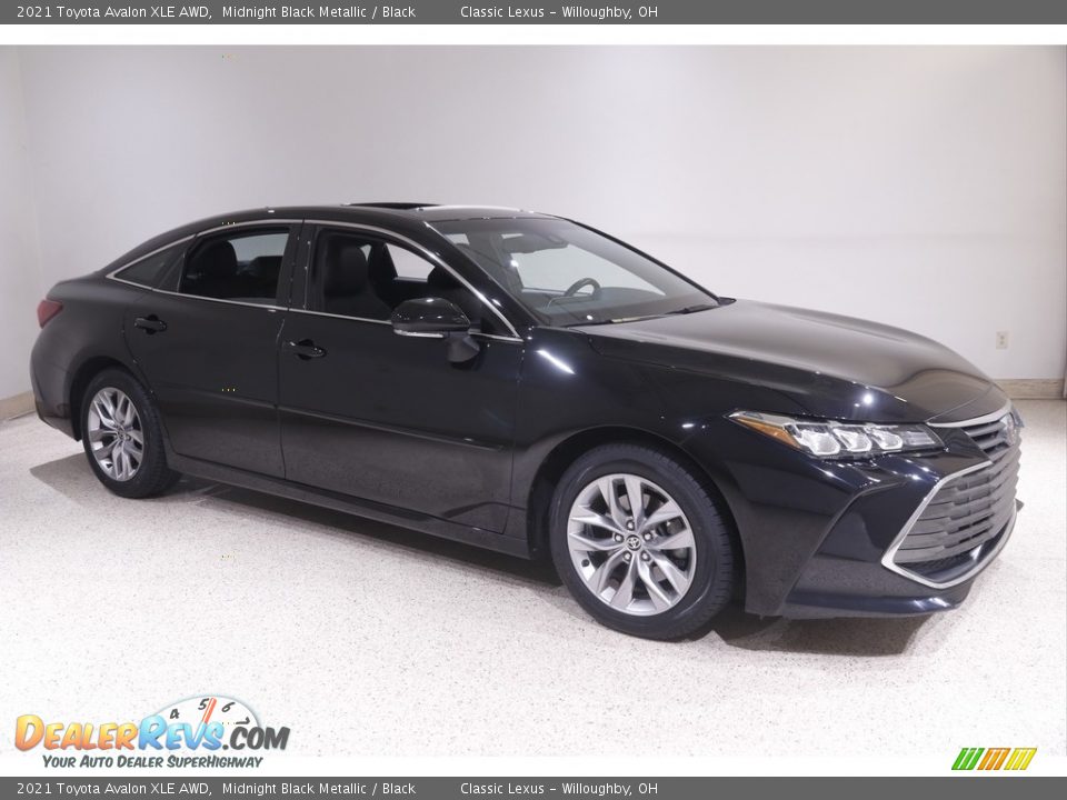 2021 Toyota Avalon XLE AWD Midnight Black Metallic / Black Photo #1