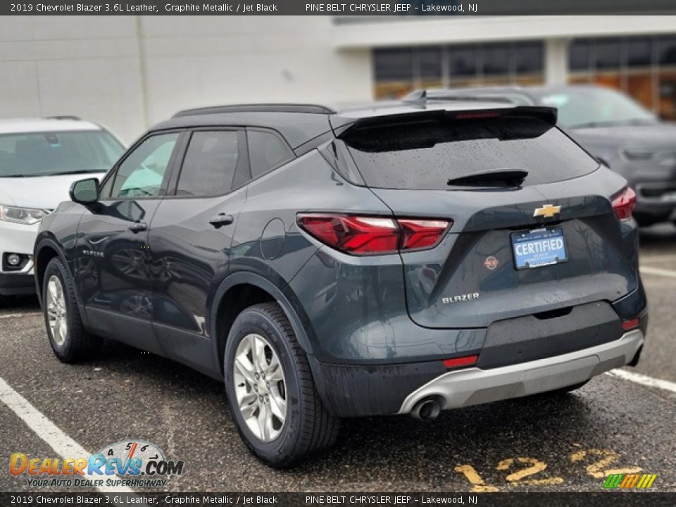 2019 Chevrolet Blazer 3.6L Leather Graphite Metallic / Jet Black Photo #7