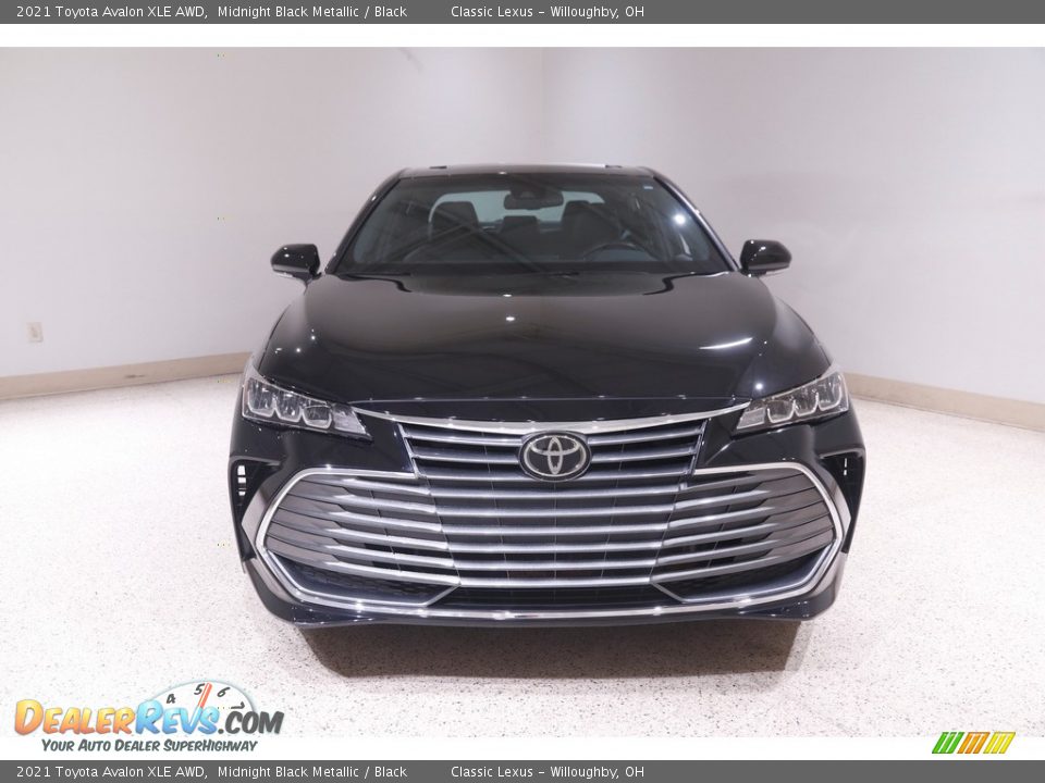 2021 Toyota Avalon XLE AWD Midnight Black Metallic / Black Photo #2