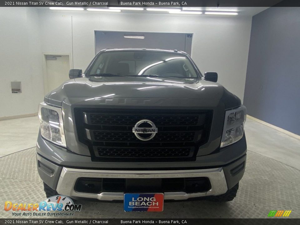 2021 Nissan Titan SV Crew Cab Gun Metallic / Charcoal Photo #2