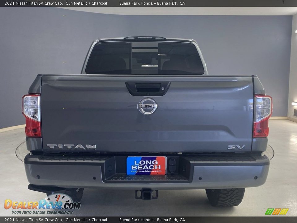 2021 Nissan Titan SV Crew Cab Gun Metallic / Charcoal Photo #4