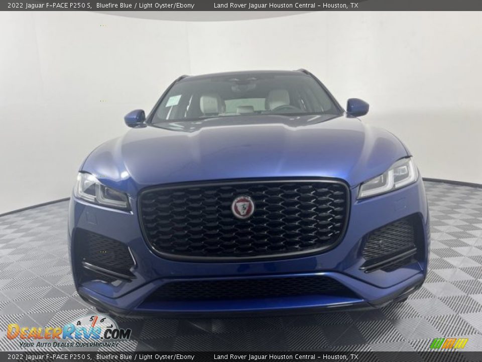 2022 Jaguar F-PACE P250 S Bluefire Blue / Light Oyster/Ebony Photo #8