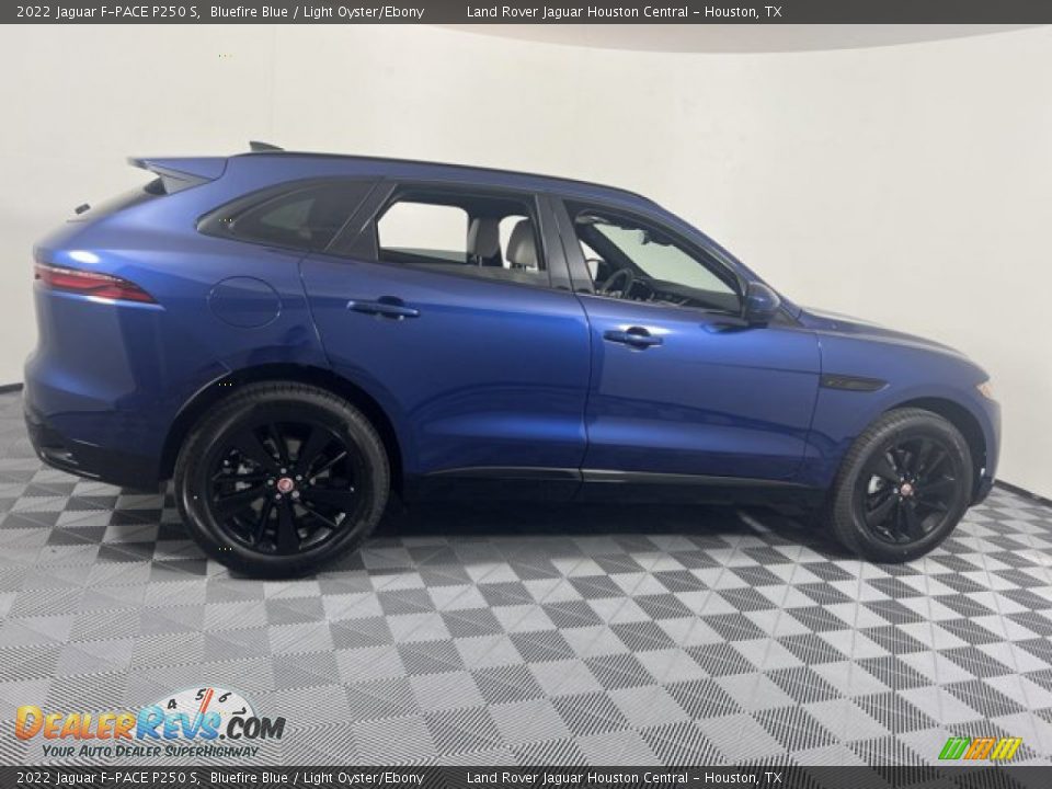 2022 Jaguar F-PACE P250 S Bluefire Blue / Light Oyster/Ebony Photo #11