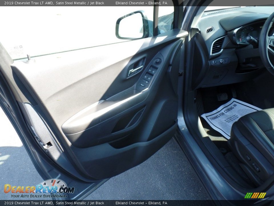 2019 Chevrolet Trax LT AWD Satin Steel Metallic / Jet Black Photo #14