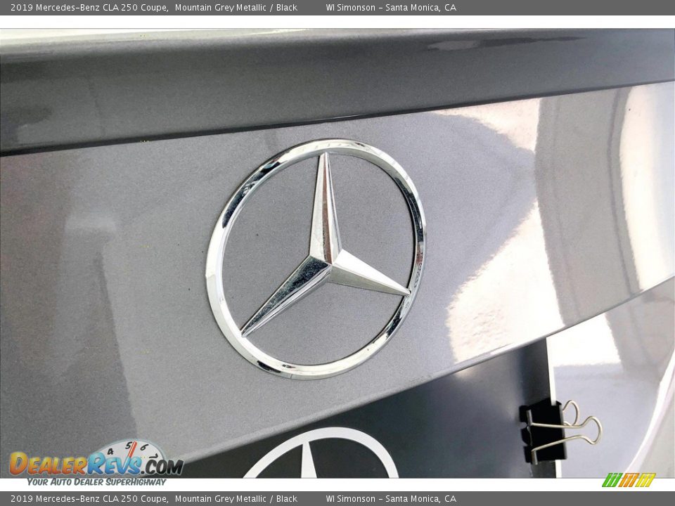 2019 Mercedes-Benz CLA 250 Coupe Mountain Grey Metallic / Black Photo #7