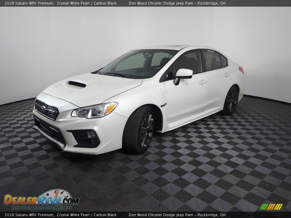 2018 Subaru WRX Premium Crystal White Pearl / Carbon Black Photo #5