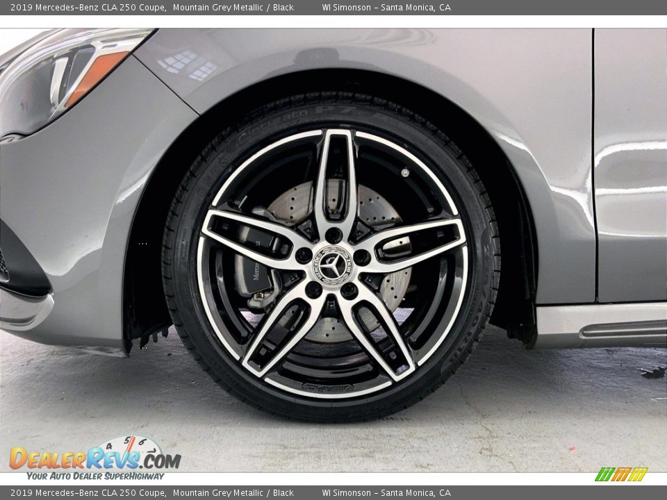 2019 Mercedes-Benz CLA 250 Coupe Mountain Grey Metallic / Black Photo #8