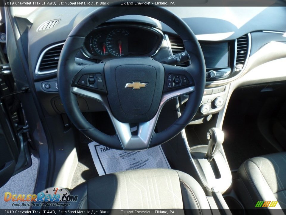 2019 Chevrolet Trax LT AWD Satin Steel Metallic / Jet Black Photo #19