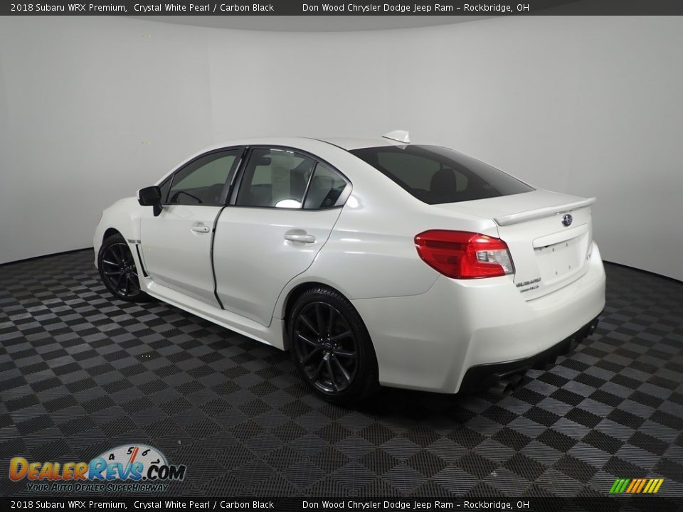 2018 Subaru WRX Premium Crystal White Pearl / Carbon Black Photo #6