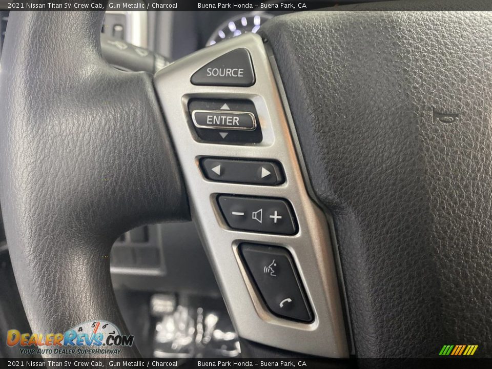 2021 Nissan Titan SV Crew Cab Steering Wheel Photo #20