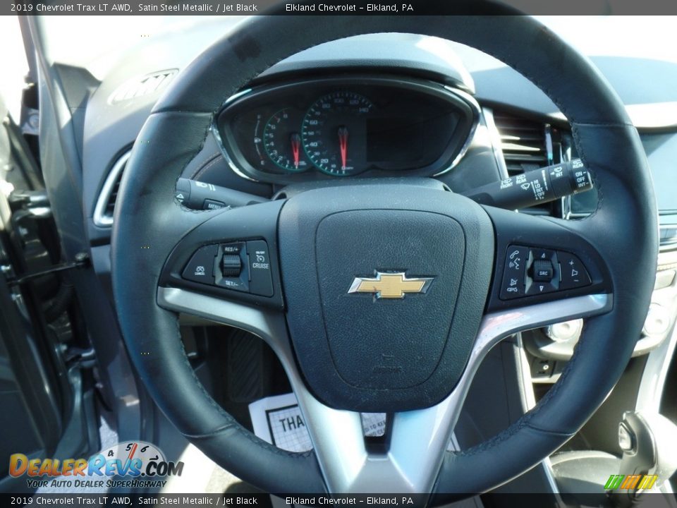 2019 Chevrolet Trax LT AWD Satin Steel Metallic / Jet Black Photo #20