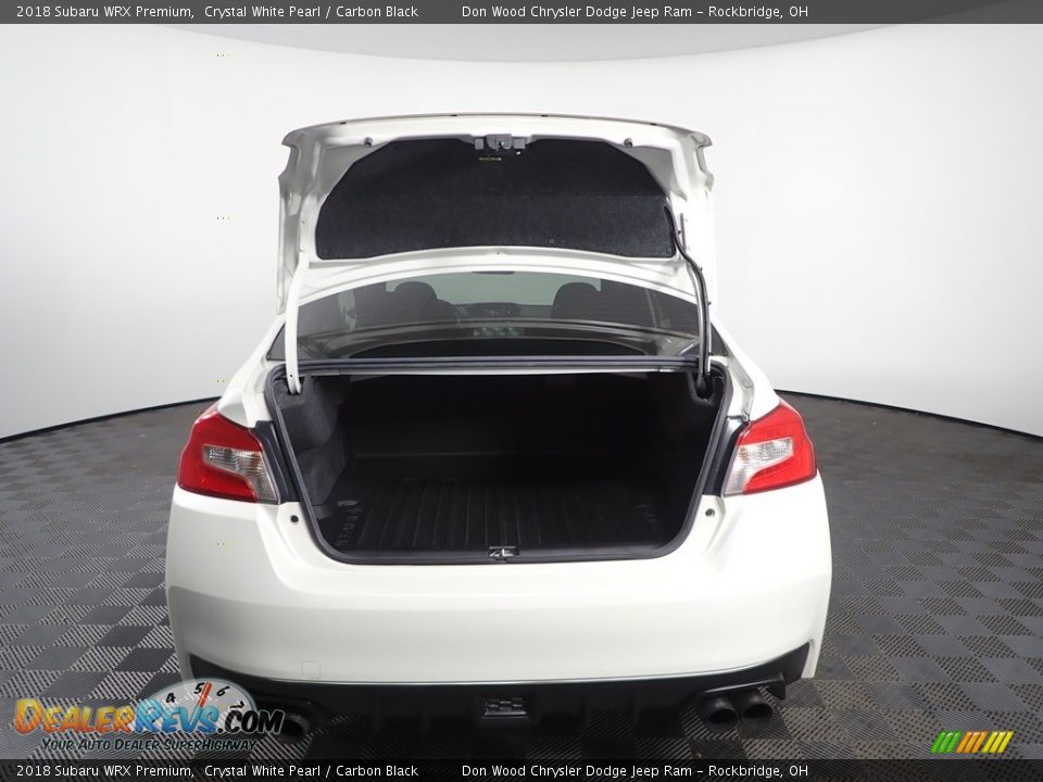 2018 Subaru WRX Premium Crystal White Pearl / Carbon Black Photo #8