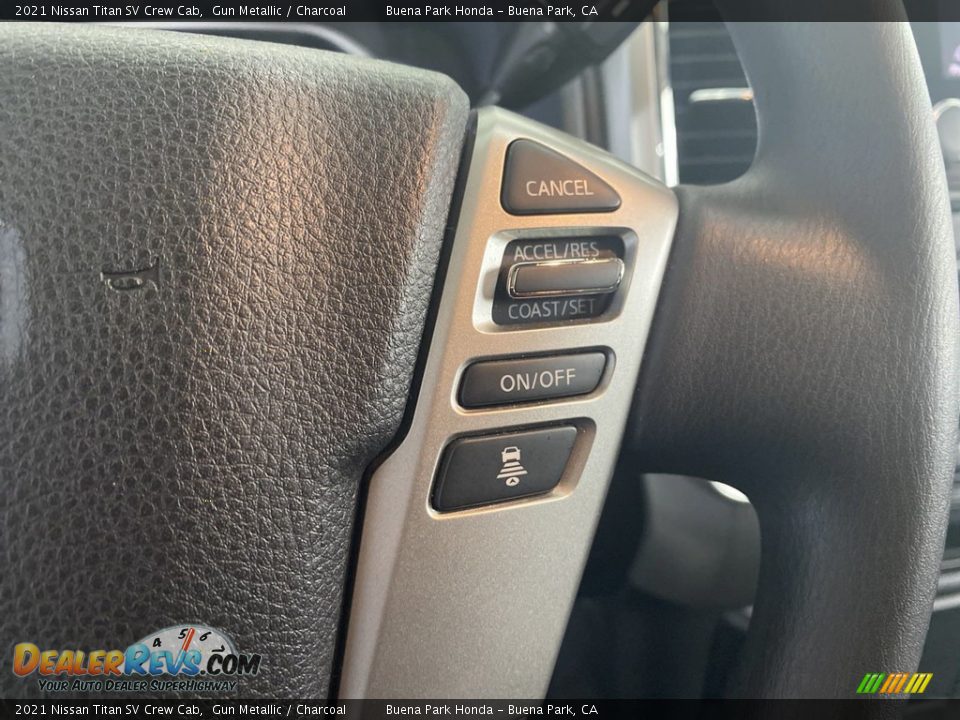 2021 Nissan Titan SV Crew Cab Steering Wheel Photo #21