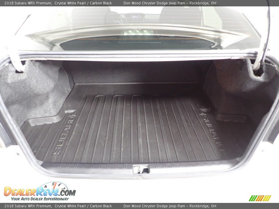 2018 Subaru WRX Premium Crystal White Pearl / Carbon Black Photo #9