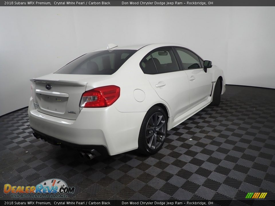 2018 Subaru WRX Premium Crystal White Pearl / Carbon Black Photo #10