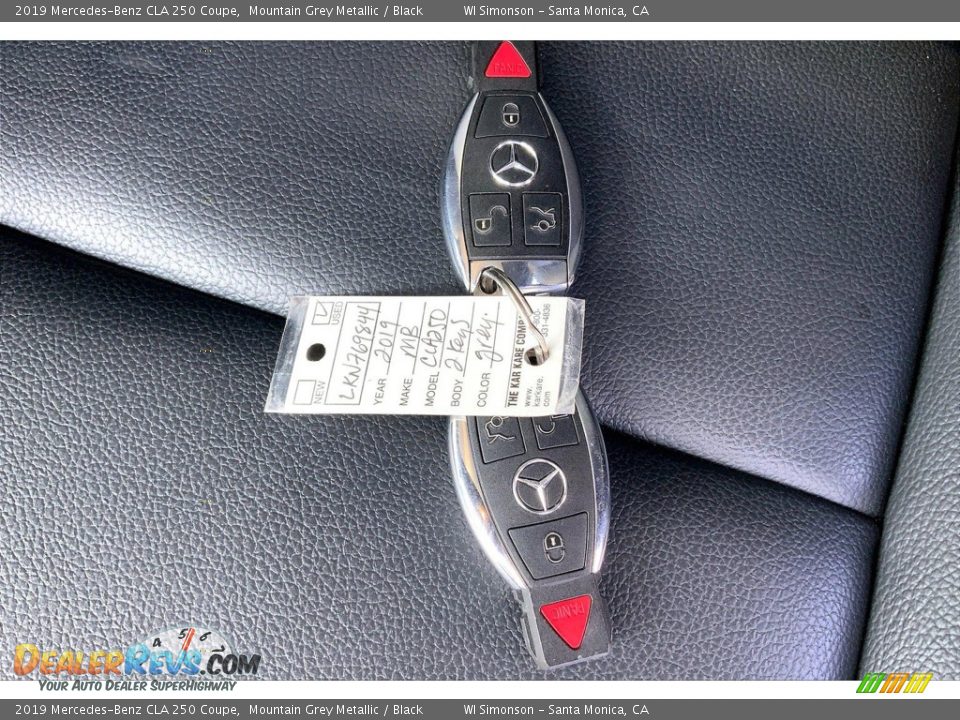 2019 Mercedes-Benz CLA 250 Coupe Mountain Grey Metallic / Black Photo #11
