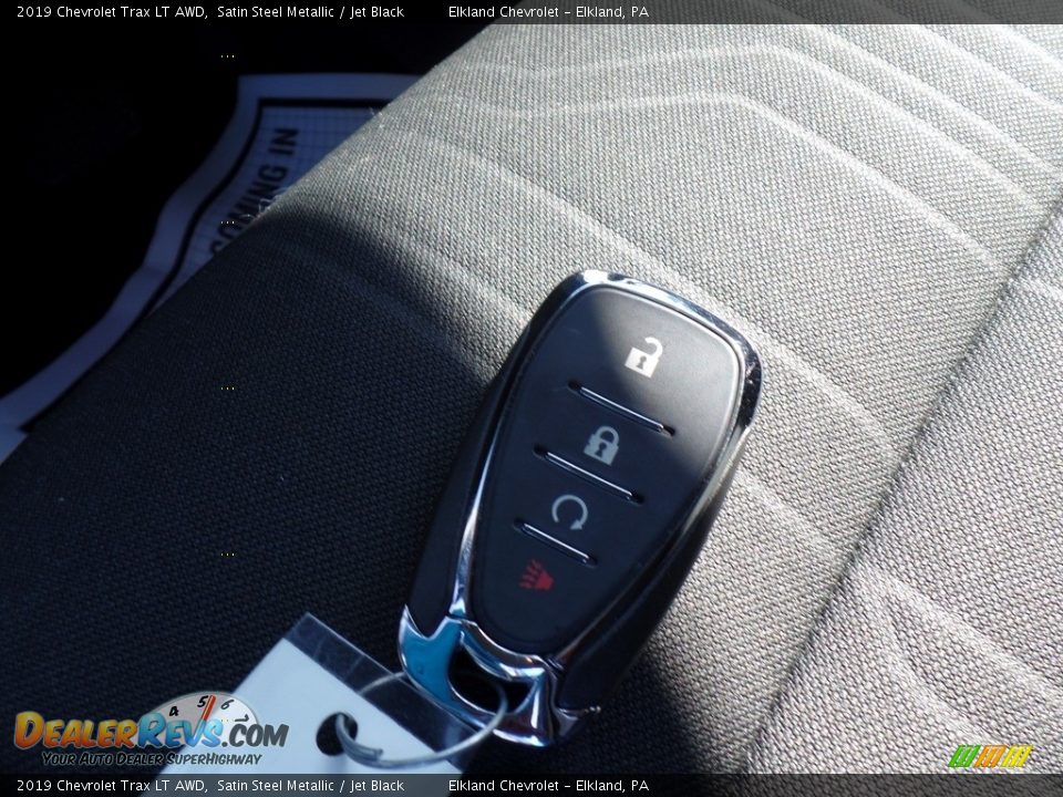 2019 Chevrolet Trax LT AWD Satin Steel Metallic / Jet Black Photo #23