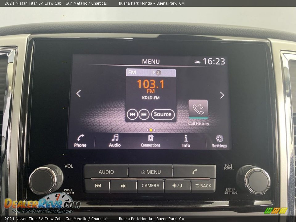 Audio System of 2021 Nissan Titan SV Crew Cab Photo #24