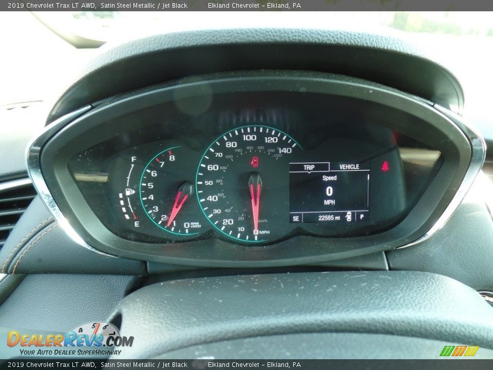 2019 Chevrolet Trax LT AWD Satin Steel Metallic / Jet Black Photo #24