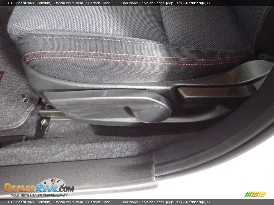 2018 Subaru WRX Premium Crystal White Pearl / Carbon Black Photo #13
