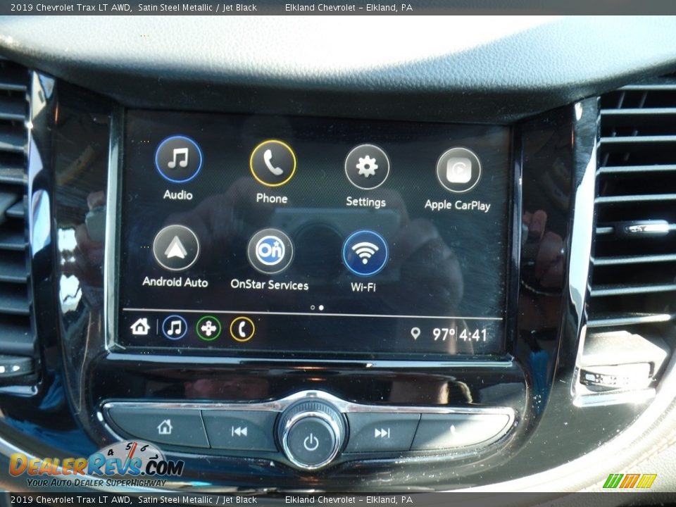 2019 Chevrolet Trax LT AWD Satin Steel Metallic / Jet Black Photo #26