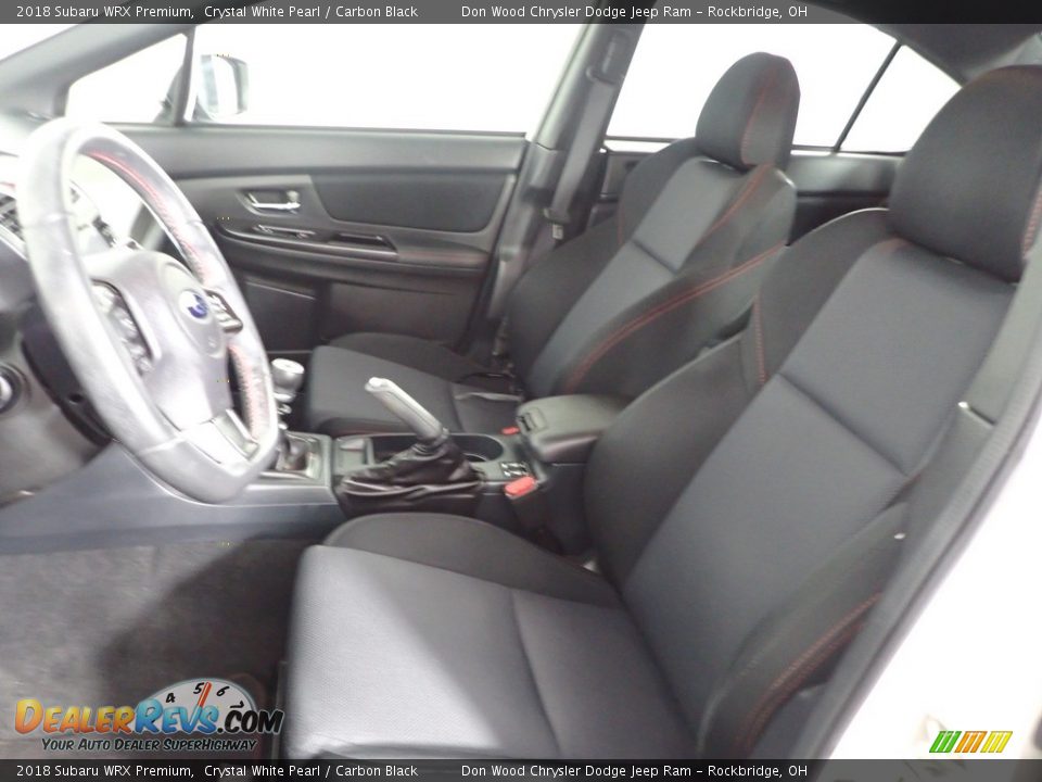 2018 Subaru WRX Premium Crystal White Pearl / Carbon Black Photo #14