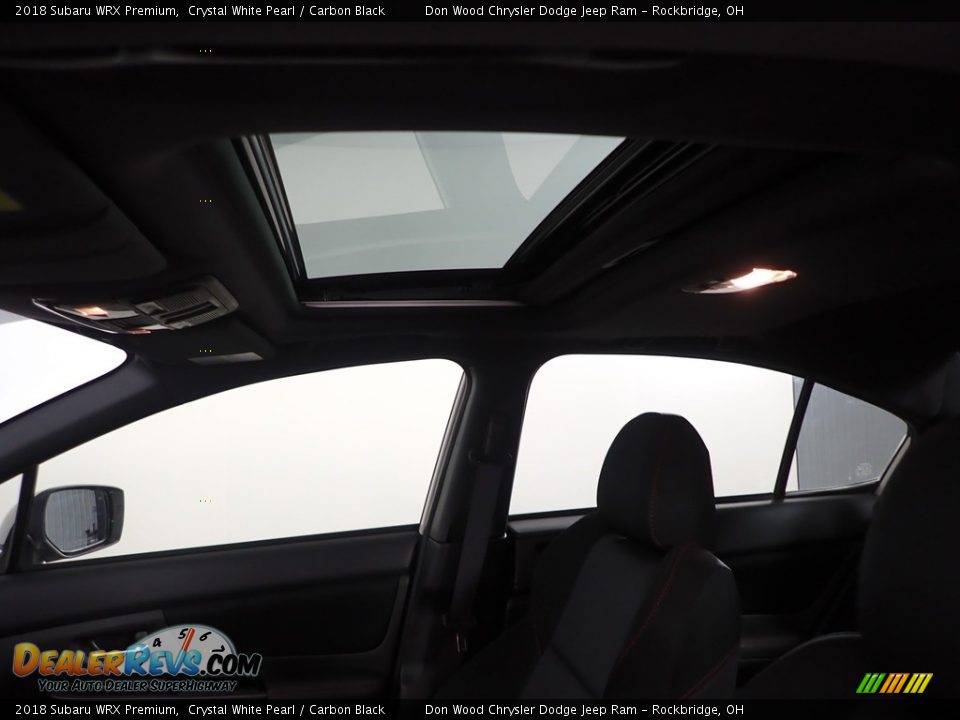 2018 Subaru WRX Premium Crystal White Pearl / Carbon Black Photo #15