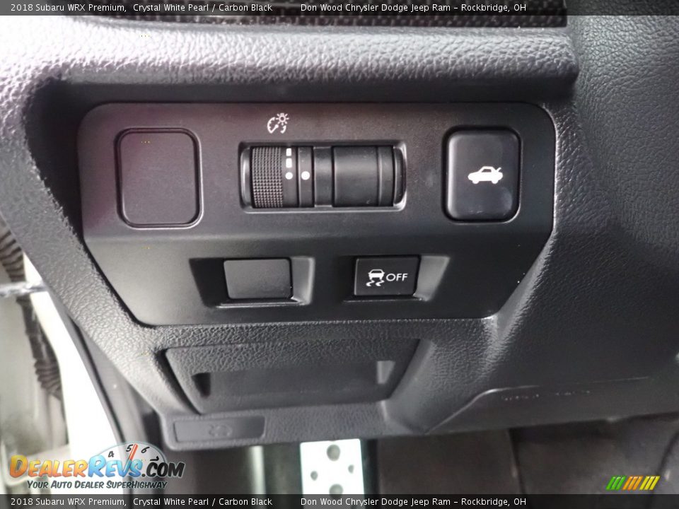 2018 Subaru WRX Premium Crystal White Pearl / Carbon Black Photo #16